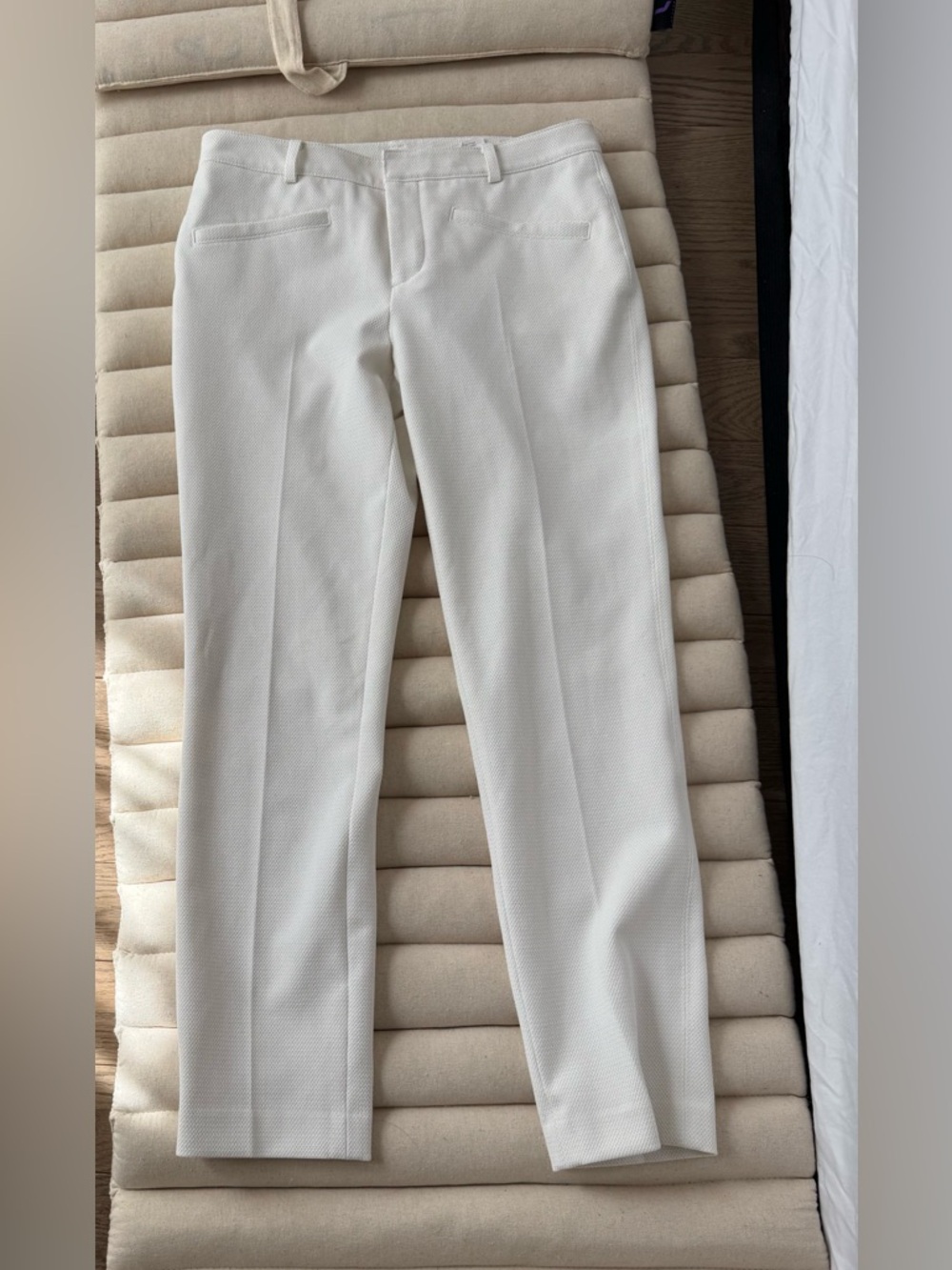 Club Monaco Ivory Textured Knit Top